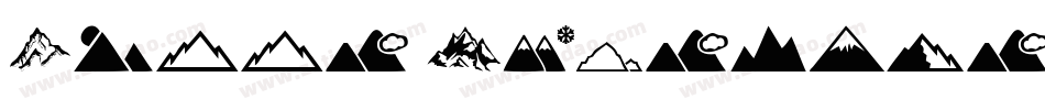 Green Mountain 3字体转换